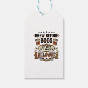 Halloween Kaffe Tröja Brygg Innan Spöken Vintage D Presentetikett