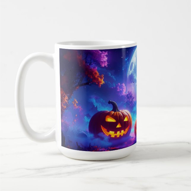 Halloween kaffekopp, kak- eller te-mugg kaffemugg (Vänster)