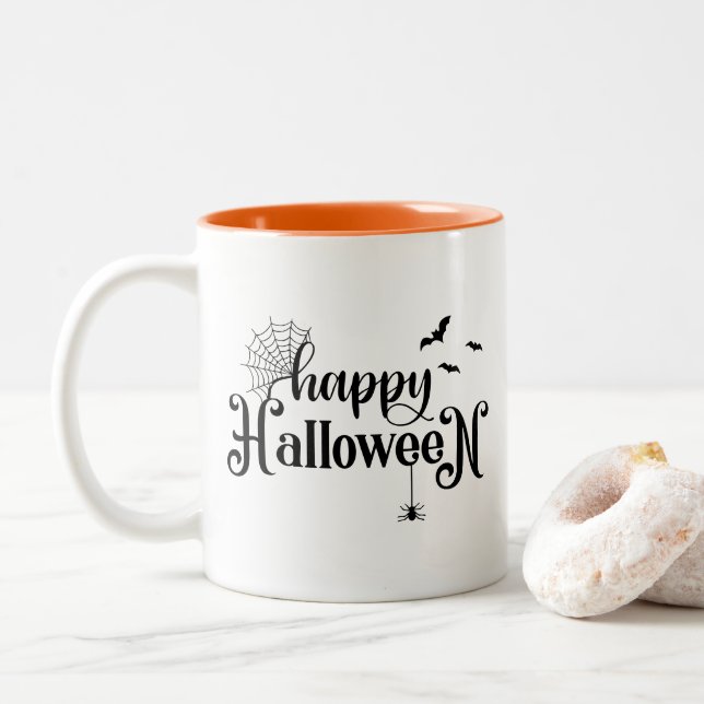 Halloween kaffemugg (Med munk)