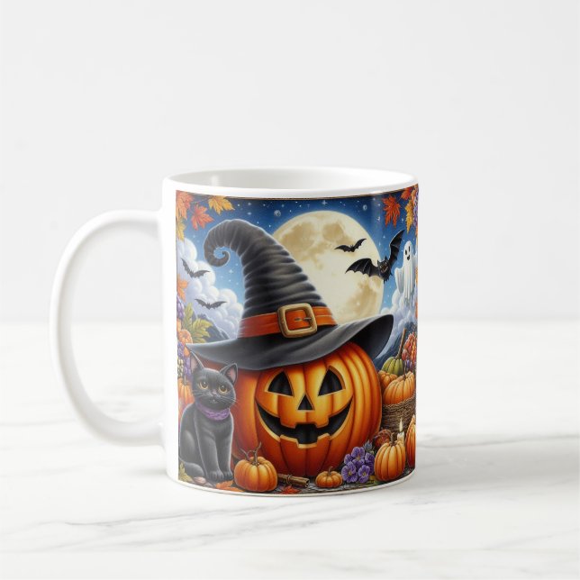 Halloween  kaffemugg (Vänster)