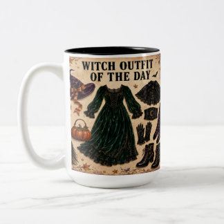 Halloween kaffemugg häxa