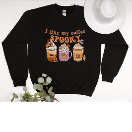 Halloween-kaffistäckets pumpkrydda t shirt