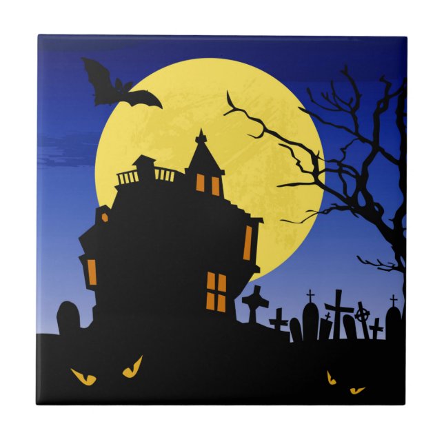 Halloween Kakelplatta (Framsidan)