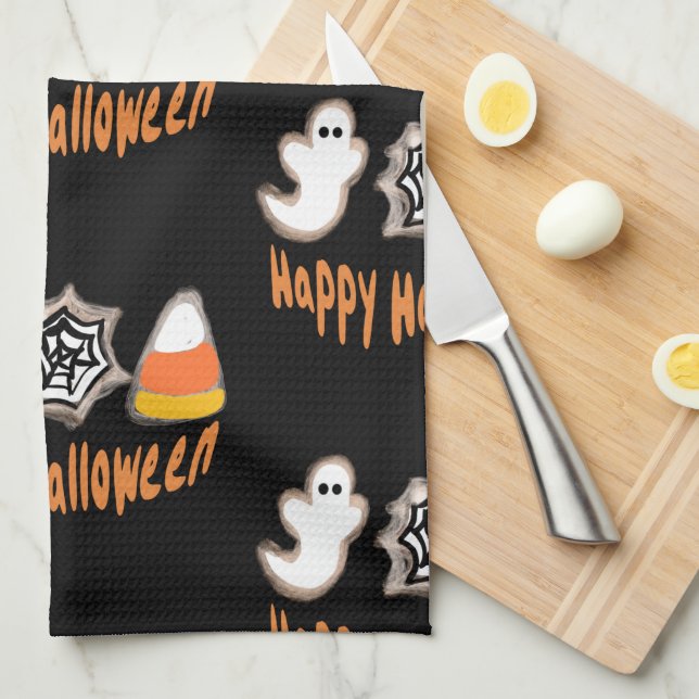 Halloween kakor bagare bakning godis   kökshandduk (Vikt i Fjärdedel)
