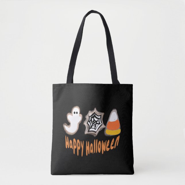 Halloween kakor bagare bakning godis  tygkasse (Framsida)