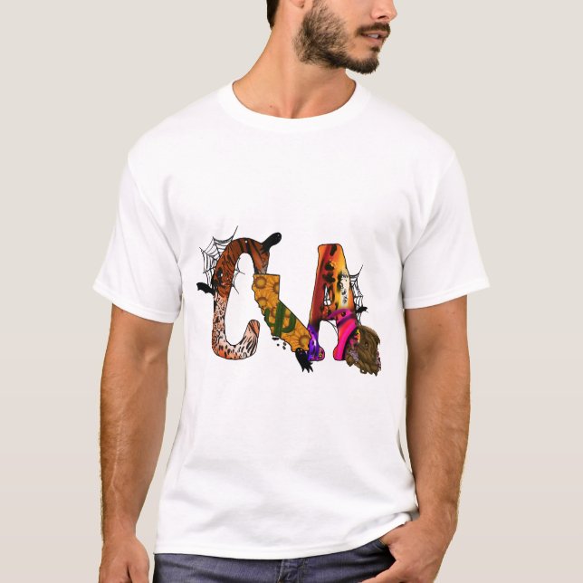 Halloween Kalifornien T Shirt (Framsida)