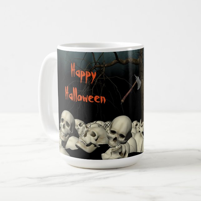 Halloween-kallar och Citat Kaffemugg (Framsida vänster)