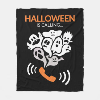 Halloween kallar på den konstiga Halloween Boo Gho Fleecefilt