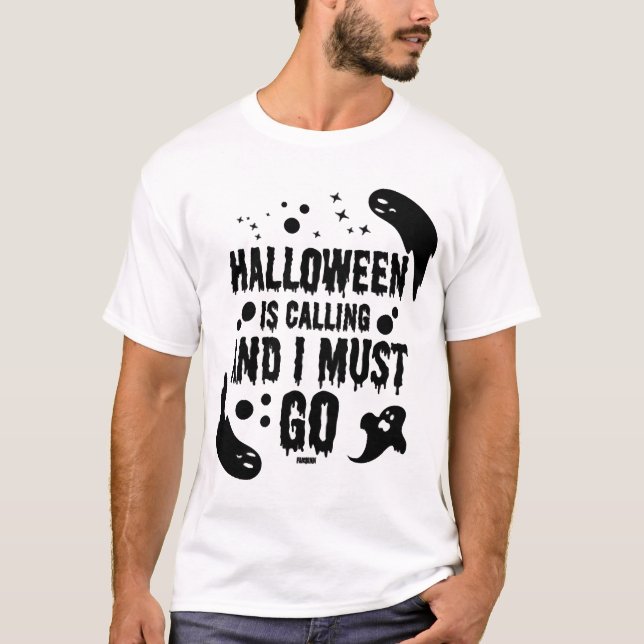 Halloween kallar t shirt (Framsida)
