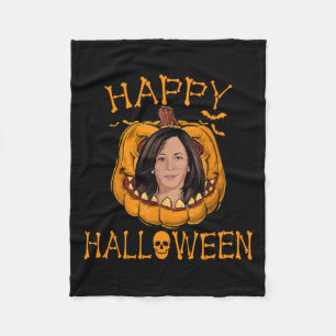 Halloween Kamala Harris Funny jul 2023 Pumpk Fleecefilt