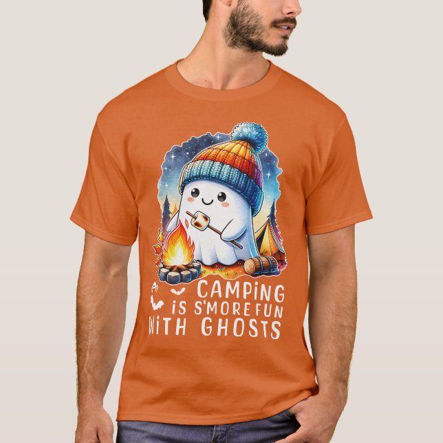 Halloween-kampanjen är mer Roligt med Spöken T Shirt (Framsida)