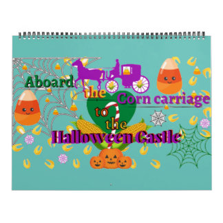 Halloween-kandalender. Kalender