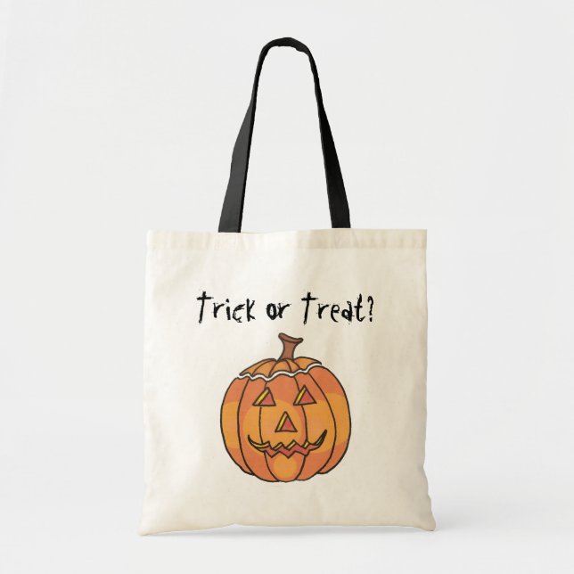 Halloween kanfas hänger lös tygkasse (Framsidan)