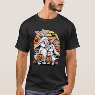 Halloween Kanin Spök Kaniner T Shirt