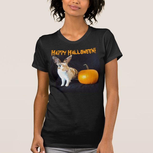 Halloween kaninT-tröja T Shirt (Framsida)