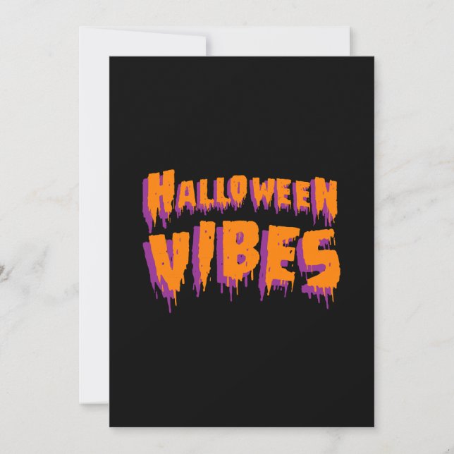 Halloween-känsla Inbjudningar (Framsida)