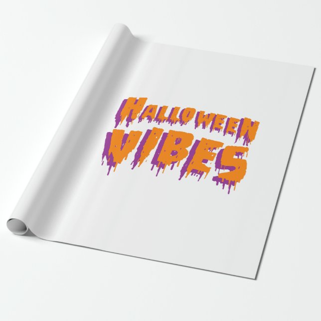Halloween-känsla Presentpapper (Utrullad)