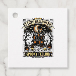 Halloween Känsla Tröja Vintage Spökhus Desi Gåvor Etiketter
