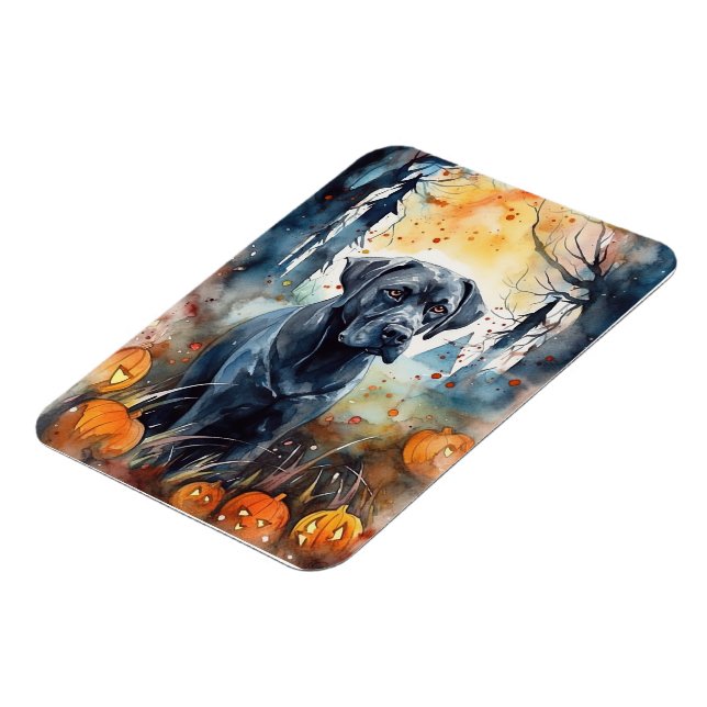 Halloween-Käpp korso med pumpor Magnet (Vänstra Sidan)