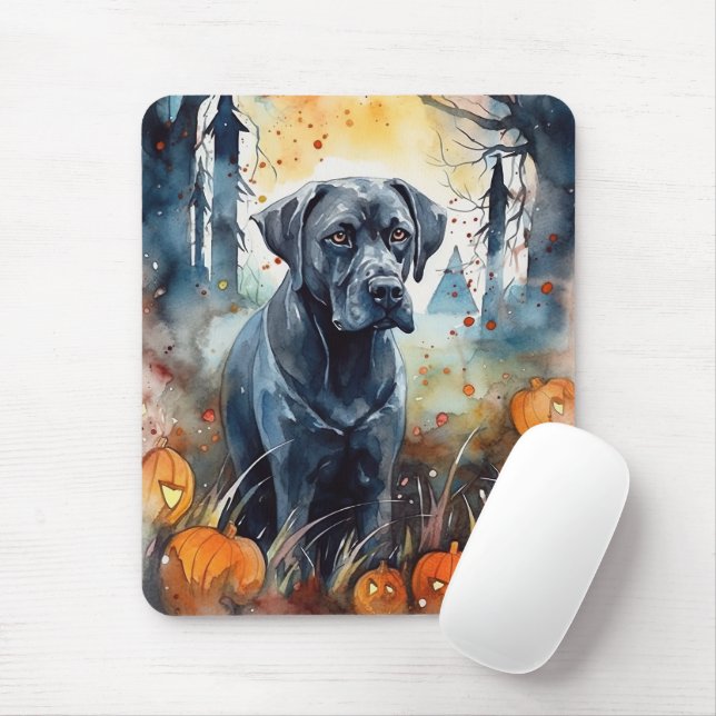 Halloween-Käpp korso med pumpor Musmatta (Med mus)