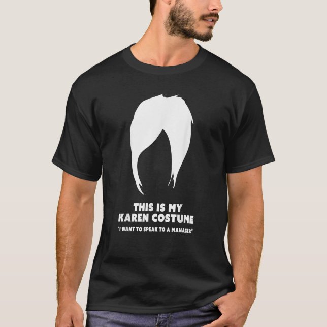 Halloween Karen Costume Funny Live Laugh Hair cut T Shirt (Framsida)