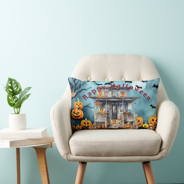 Halloween Kastkudde Lumbarkudde (Stol)