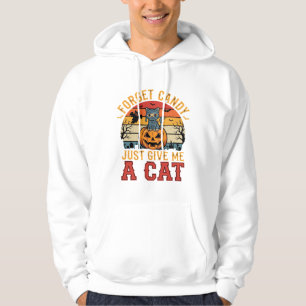 Halloween Katt Glömmer Godis Ge Mig En Katt_1 Hoodie