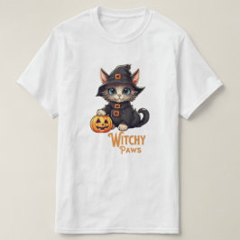 Halloween Katt Häxiga Tassar T Shirt