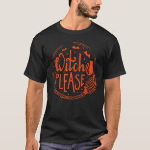 Halloween Katt Häxor Dräkt T Shirt