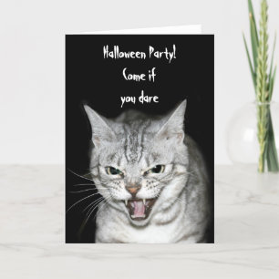 Halloween-katt Kort