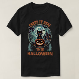 Halloween-katt: Kryptera den här halloween T Shirt