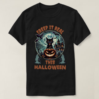Halloween-katt: Kryptera den här halloween T Shirt