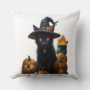 Halloween Katt Kudde