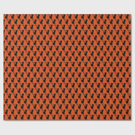 halloween katt presentpapper