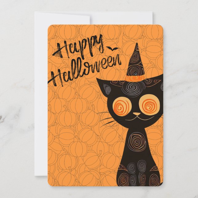 Halloween/katt/pumpkin/fall (Framsida)