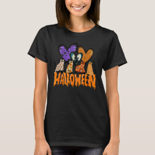 Halloween Katt Spöke Svart Katt Skräck Säsong 5 T Shirt