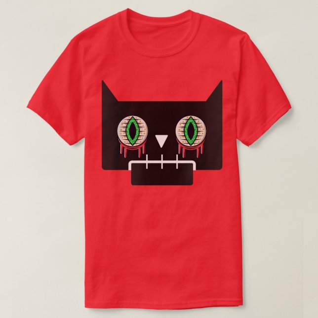 halloween-katt t shirt (Design framsida)