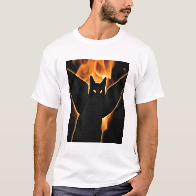 Halloween Katt Tee (Framsida)
