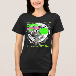 Halloween-katt "Zombie Whiskers 2" Lovers från den T Shirt