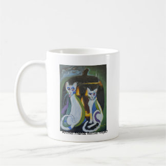 Halloween katter kaffemugg