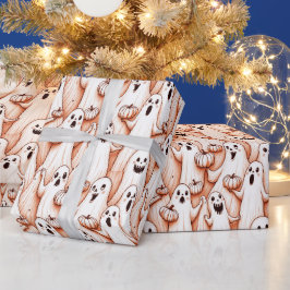 Halloween-katter och Wrapping-Papper Presentpapper