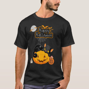 Halloween Kattmonster Bus eller Present Kostymfest T Shirt