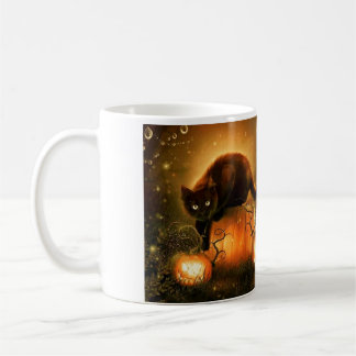 Halloween kattmugg kaffemugg