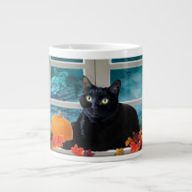 Halloween Kattunge Bootiful Night Jumbo Mugg