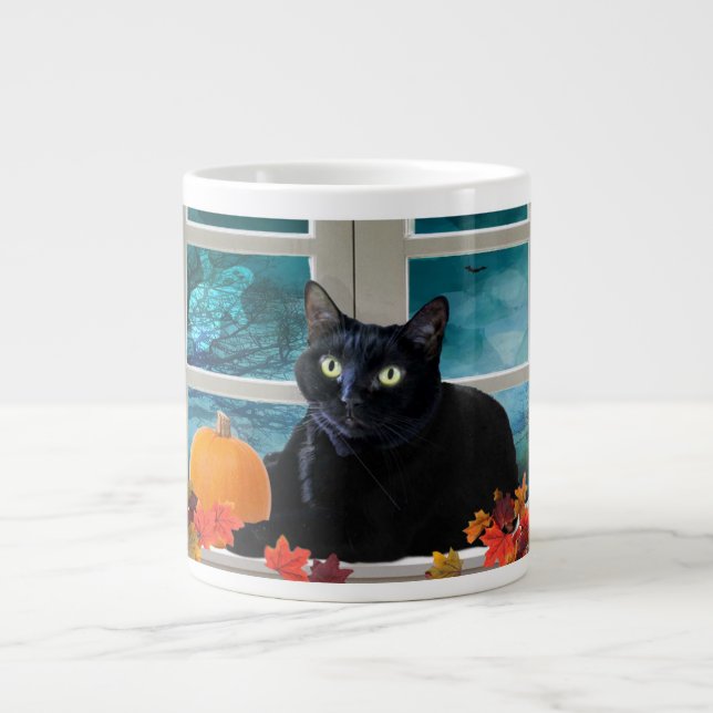 Halloween Kattunge Bootiful Night Jumbo Mugg (Framsidan)