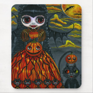 Halloween Kattunge Fairy Mousepad Musmatta