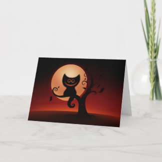 Halloween kattunge kort