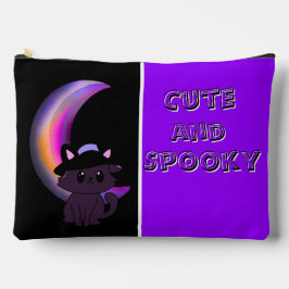 Halloween Kattunge och Crescent Måne Cute Anpassni