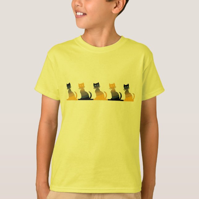 Halloween Kattunge - T-shirt (Framsida)