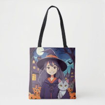 Halloween Kattunge & Witch Bus eller godis